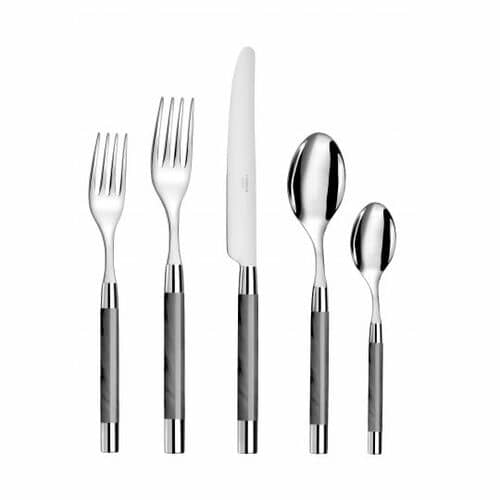 Conty Grey 5 Piece Place Setting