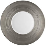 Hemisphere Matte Platinum Dessert Plate