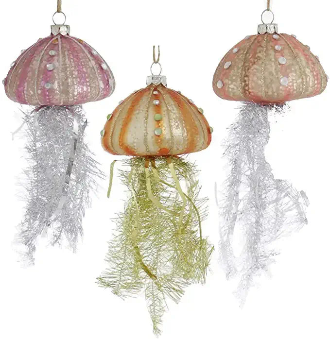 Tinsel Jellyfish Ornament