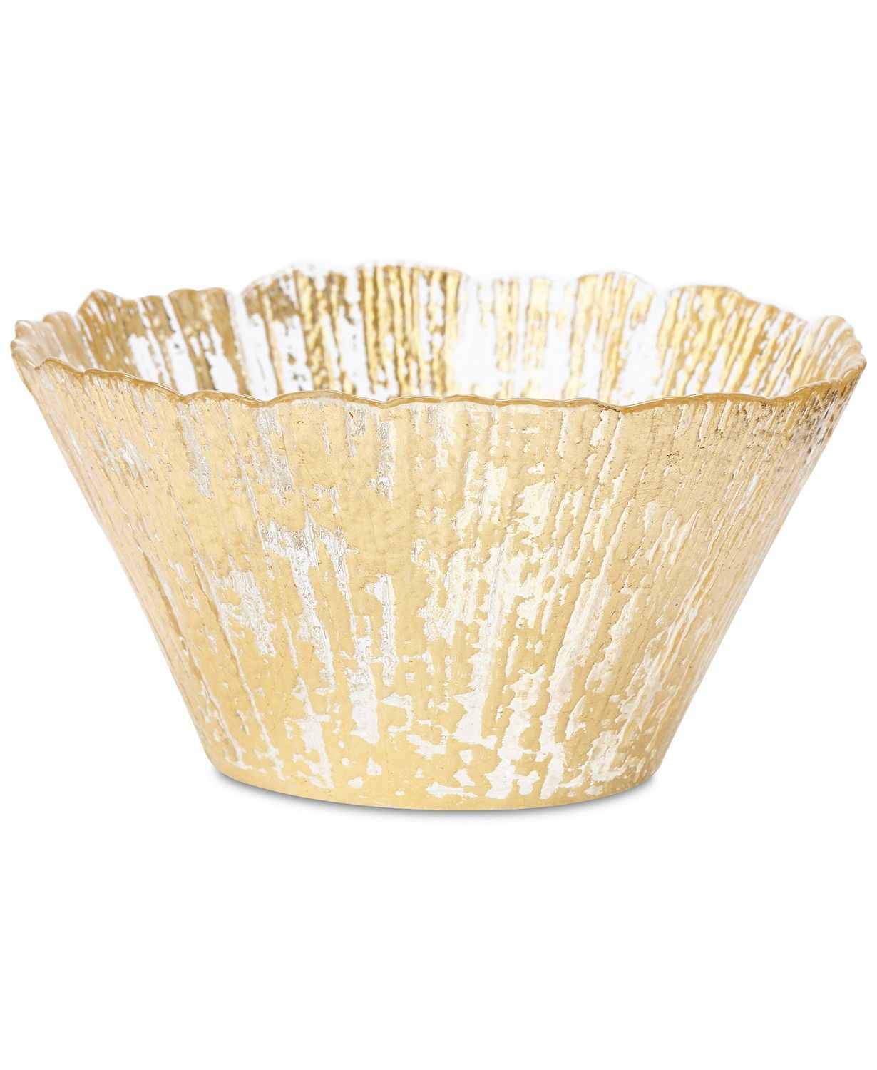 Rufolo Glass Gold Small Deep Bowl