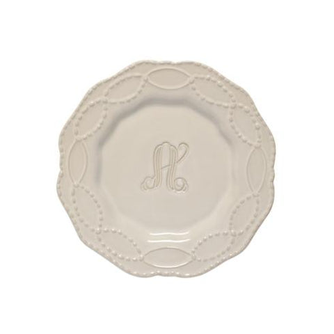 Legado Engraved Salad Plate "N"