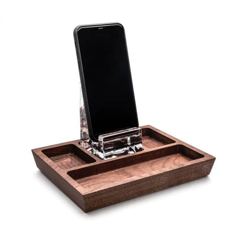 Woodbury Phone Holder Caddy - Walnut