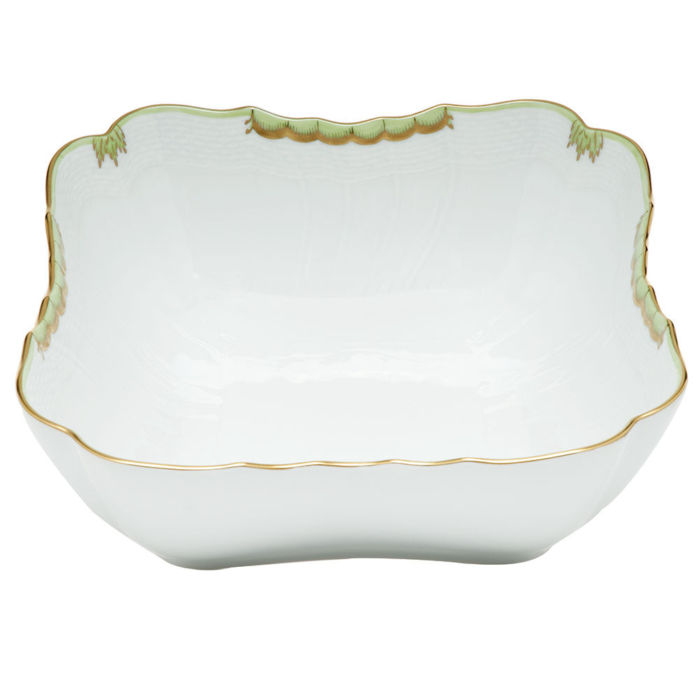 Princess Victoria Green Square Salad Bowl