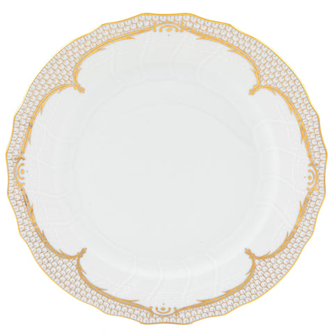 Golden Elegance Dinner Plate