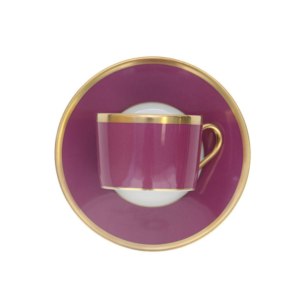 Arc En Ciel Fuschia Cup And Saucer