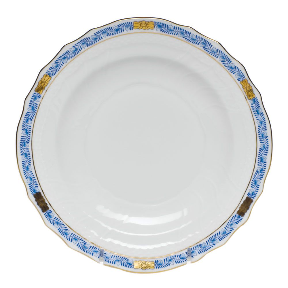 Chinese Bouquet Garland Blue Salad Plate