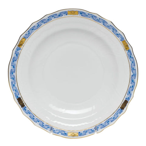 Chinese Bouquet Garland Blue Dessert Plate