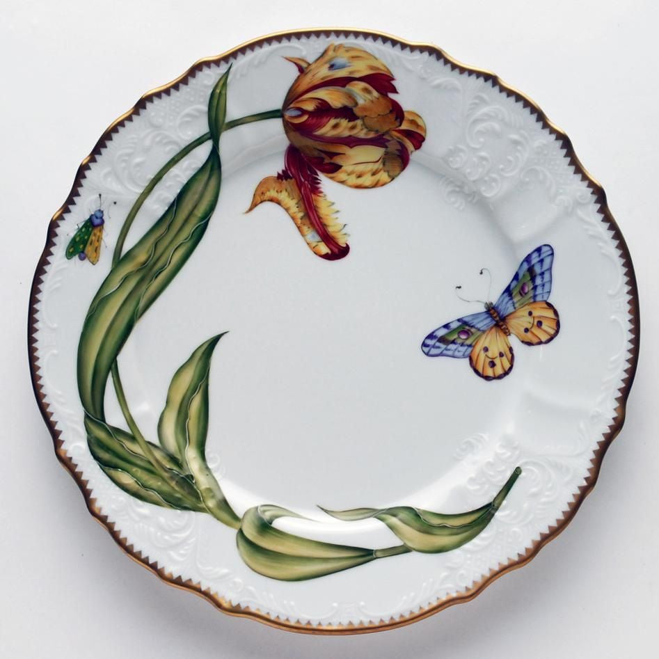 Old Master Tulips Dinner Plate