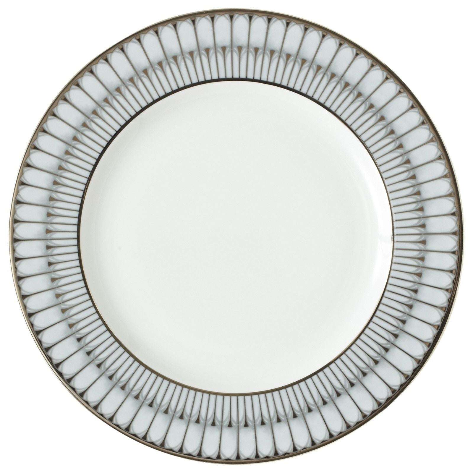 Arcades Grey & Gold Dinner Plate