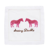 Seeing Double Zebra Cocktail Napkins