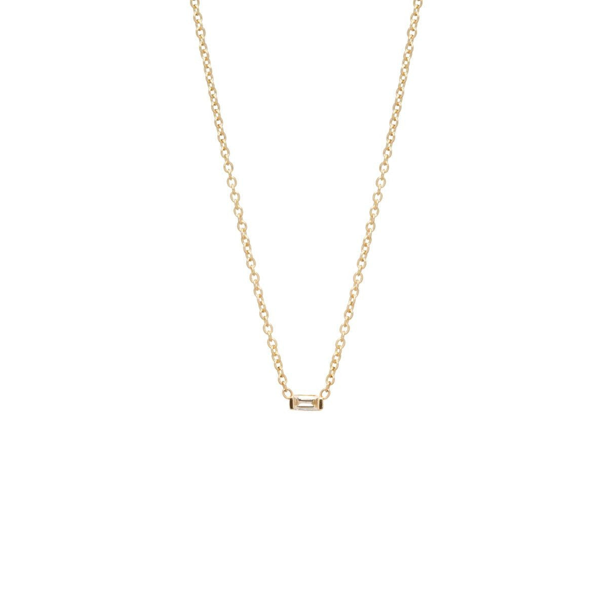 Medium White Diamond Necklace