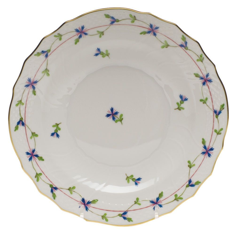 Blue Garland Dessert Plate