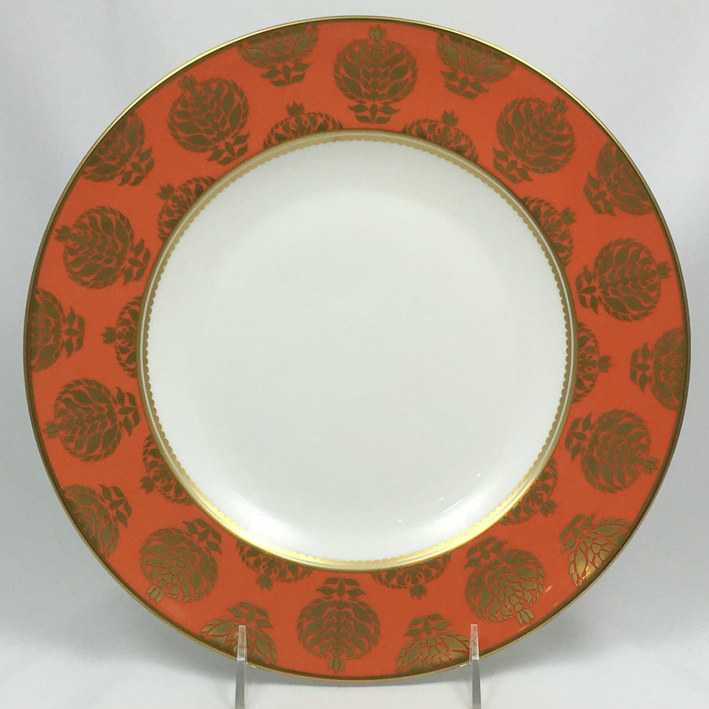 Bristol Belle Orange Border Dinner Plate