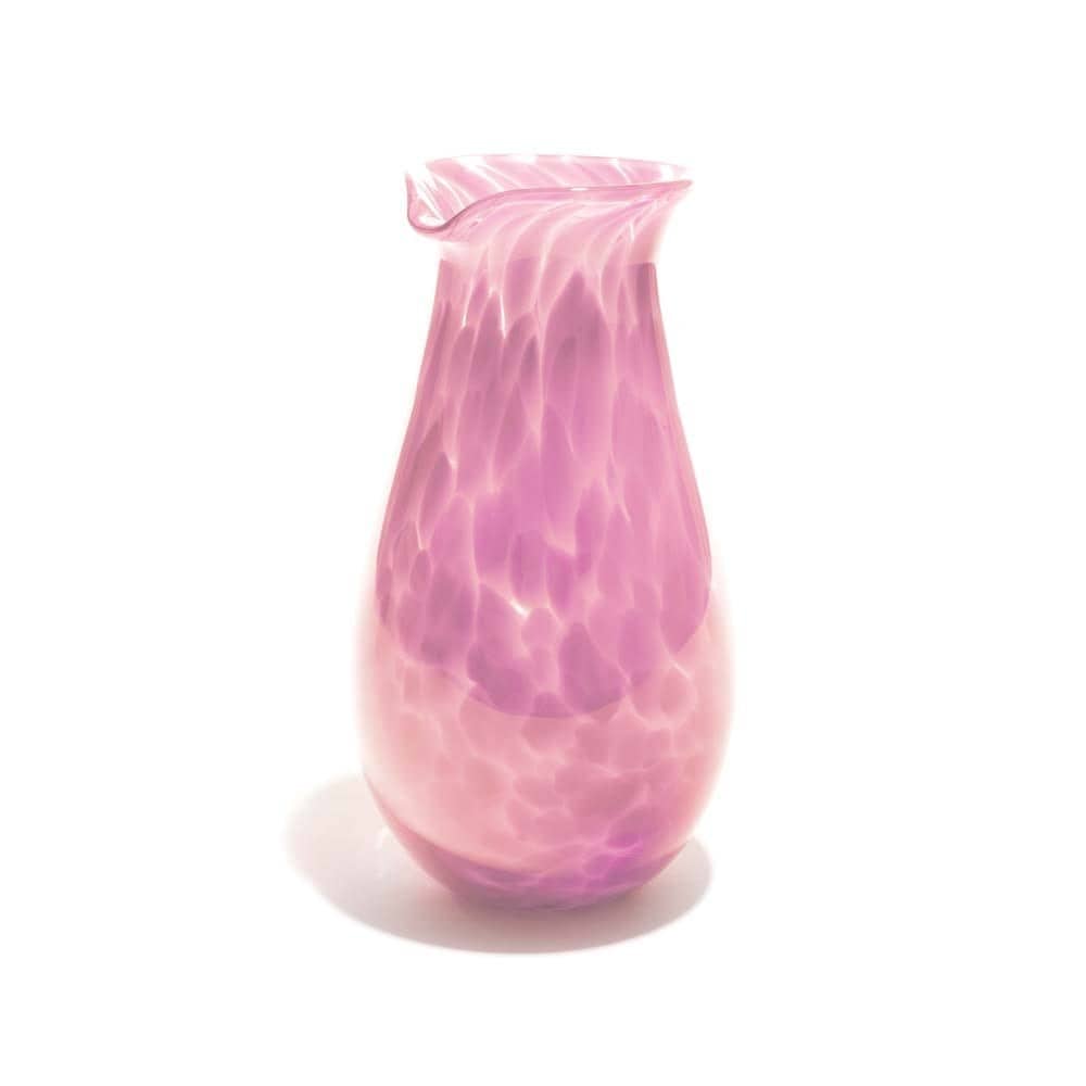 Saban Glass Fritsy Carafe- Raspberry