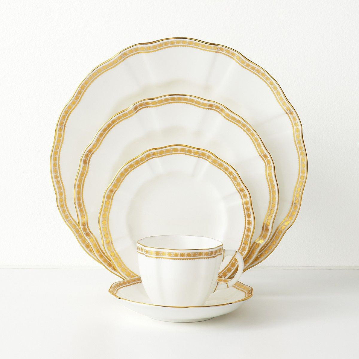 Carlton Gold Tea Cup & Saucer