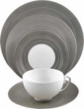 Hemisphere Matte Platinum Dessert Plate