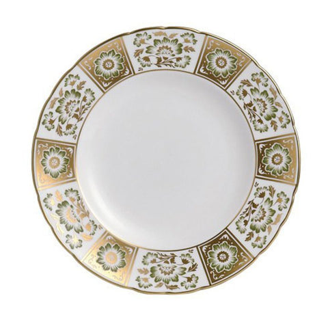 Derby Panel Green Dinner Plate