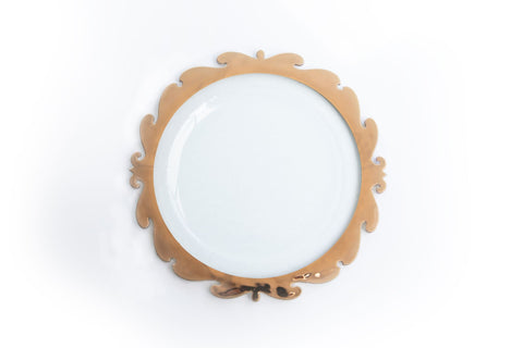 Rococo Round Buffet Plate