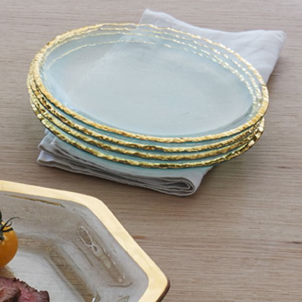 Edgey Gold Salad Plate