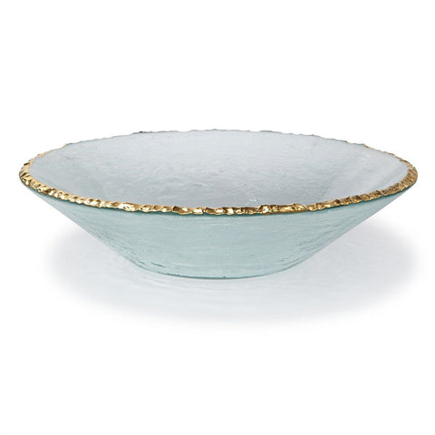 Edgey Gold Round Bowl