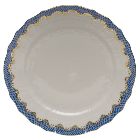 Blue Fish Scale Service Plate