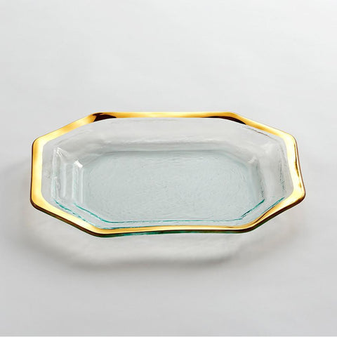 Roman Antique Gold Steak Platter