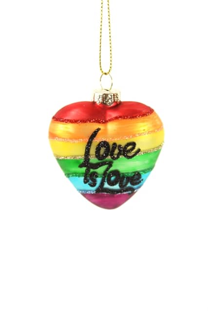 Love is Love Heart Ornament