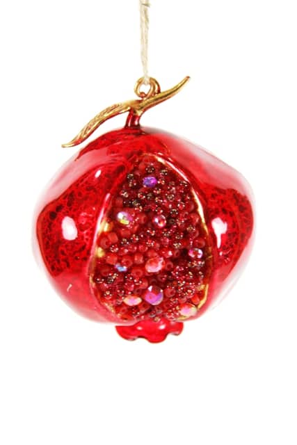 Jeweled Pomegranate Ornament