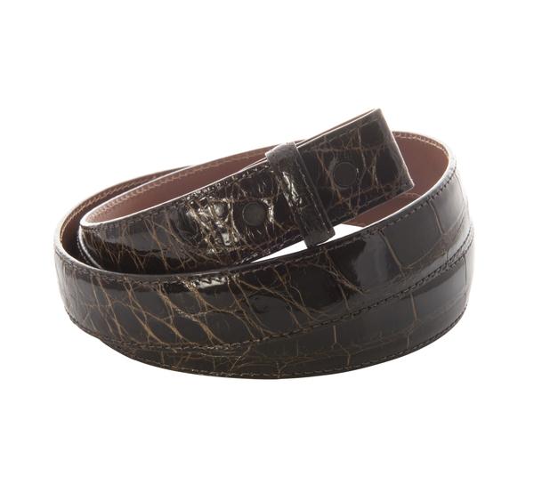 Brown Alligator Belt