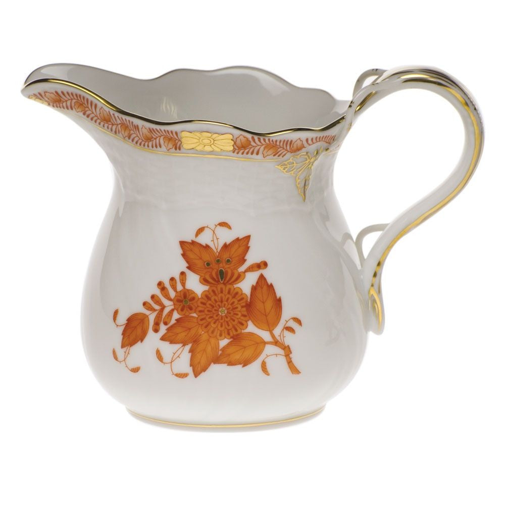 Chinese Bouquet Rust Creamer