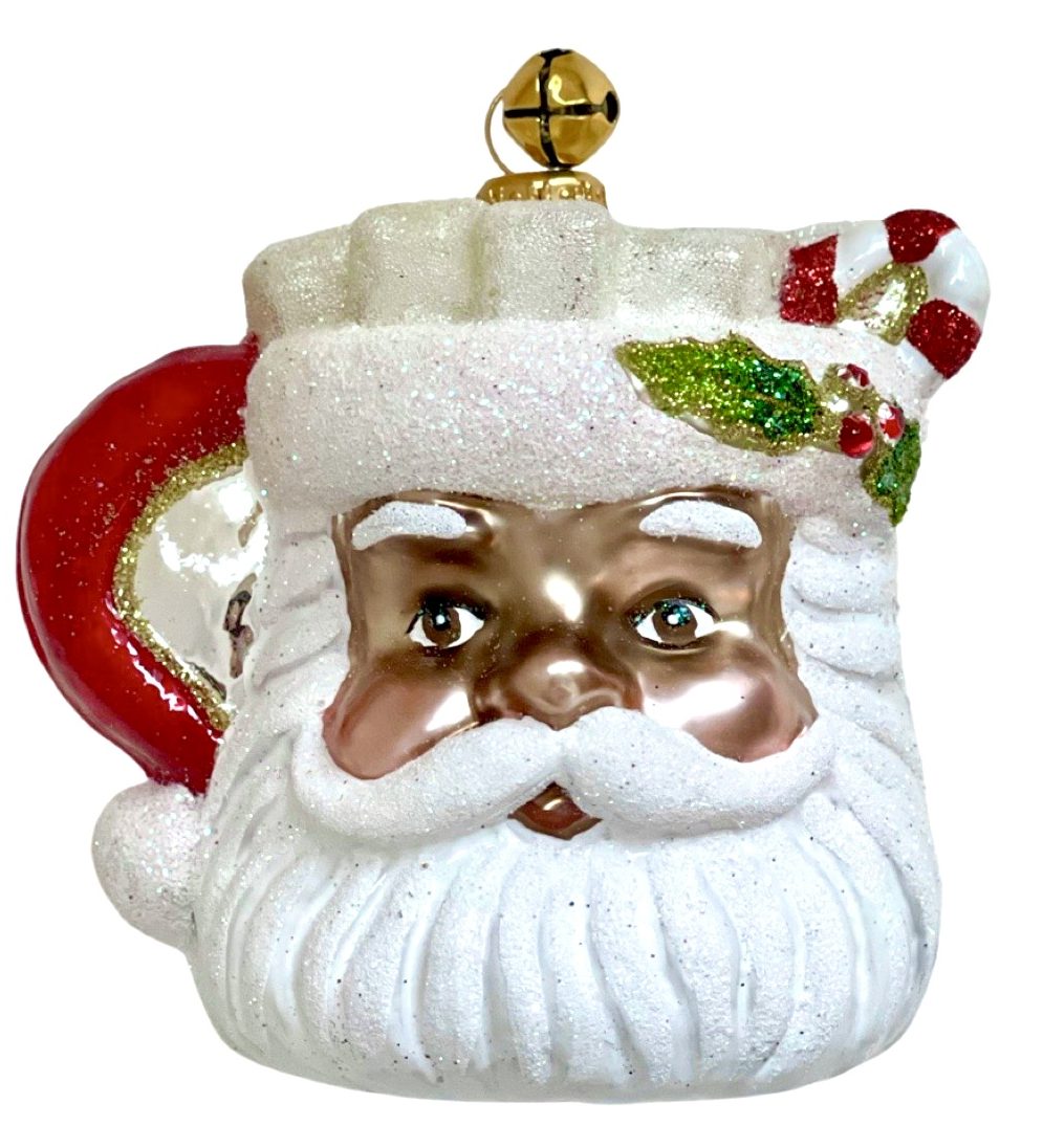 Ho-Ho-Cocoa Ornament-Brown Eyes