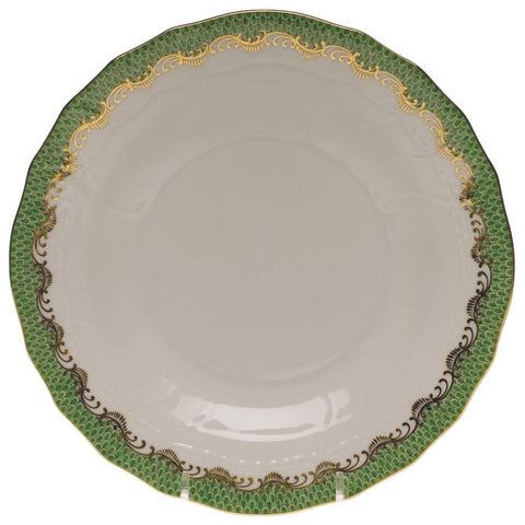 Evergreen Fish Scale Dessert Plate