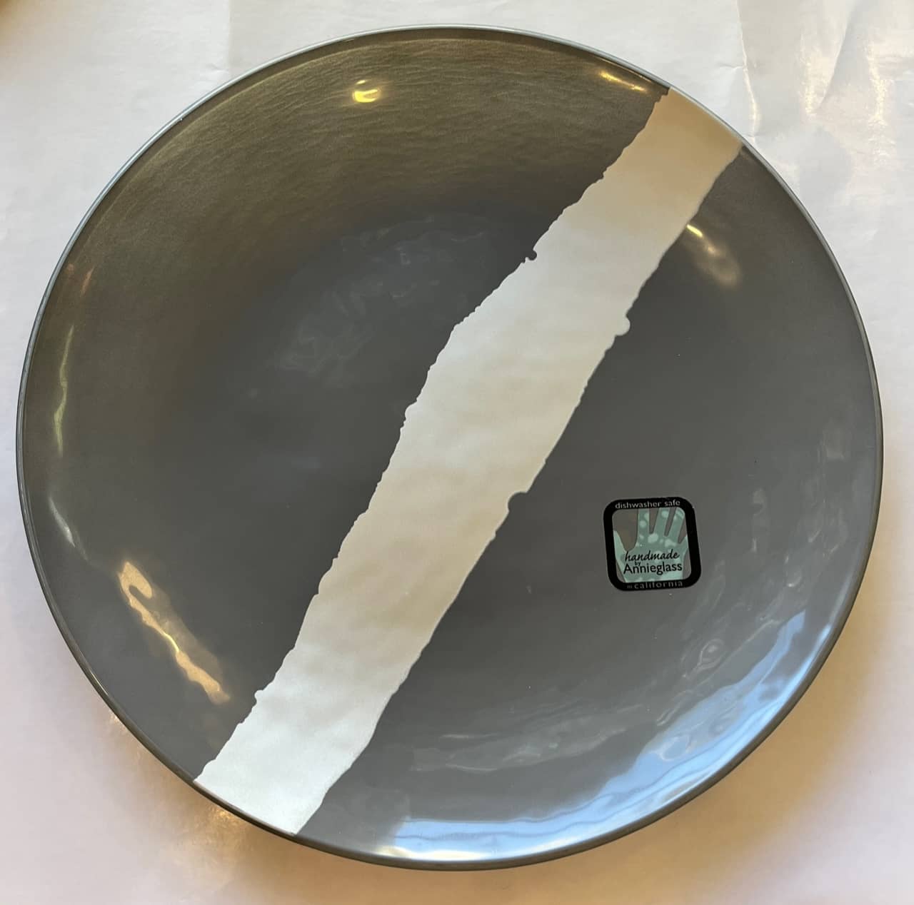 Granite Round Shallow Bowl