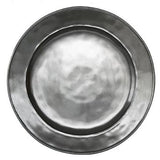 Stoneware Pewter Dinner Plate