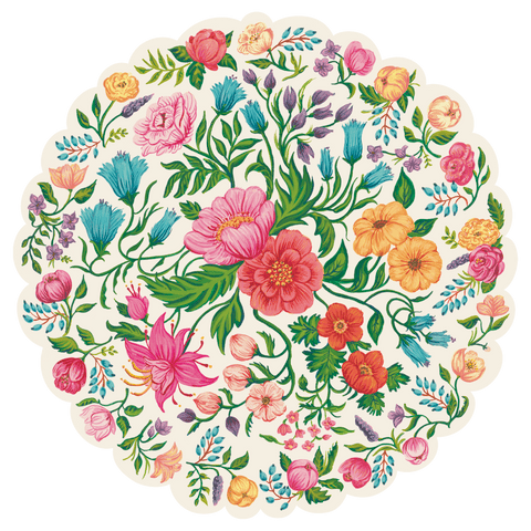 Die Cut Sweet Garden Posey Placemat