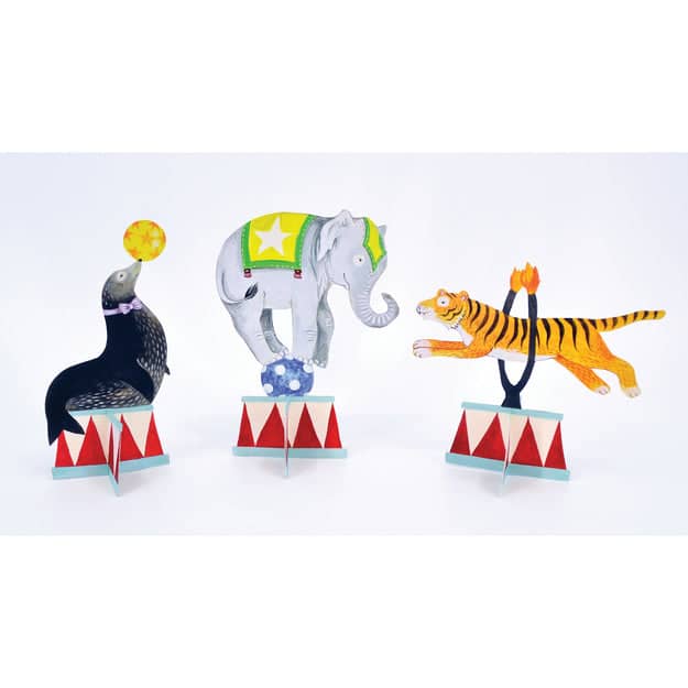 Circus Trio Table Ornaments