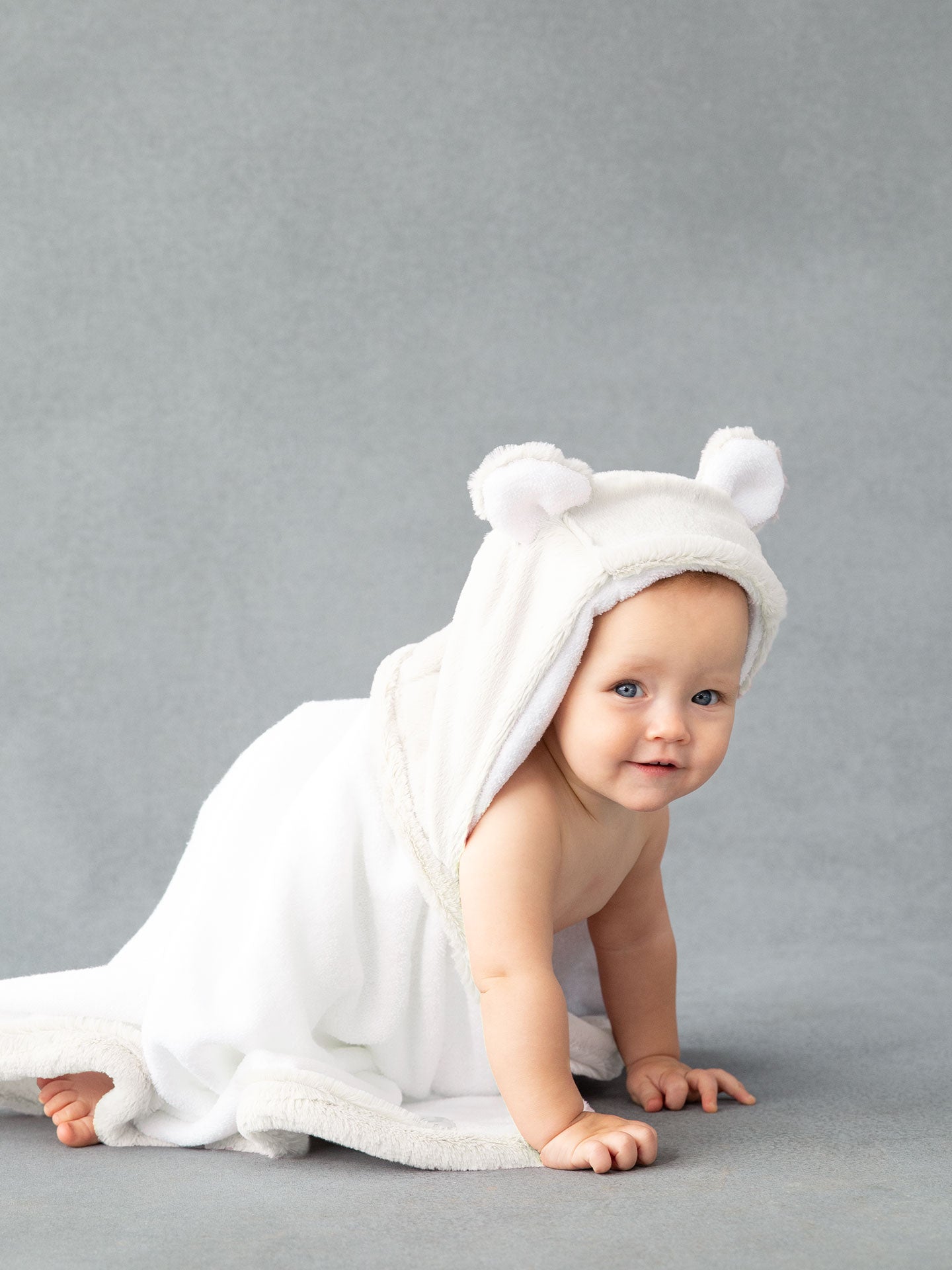 Luxe Baby Towel-Cream