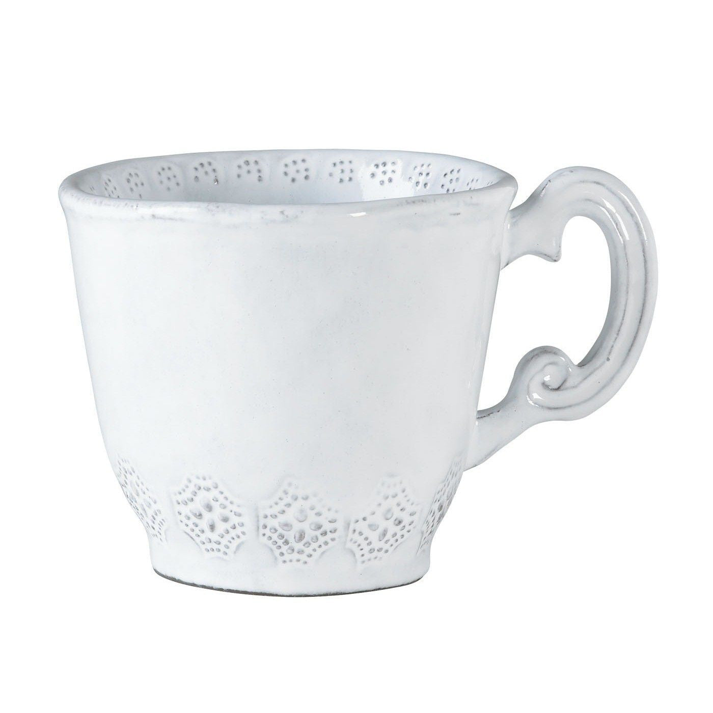 Incanto White Lace Mug