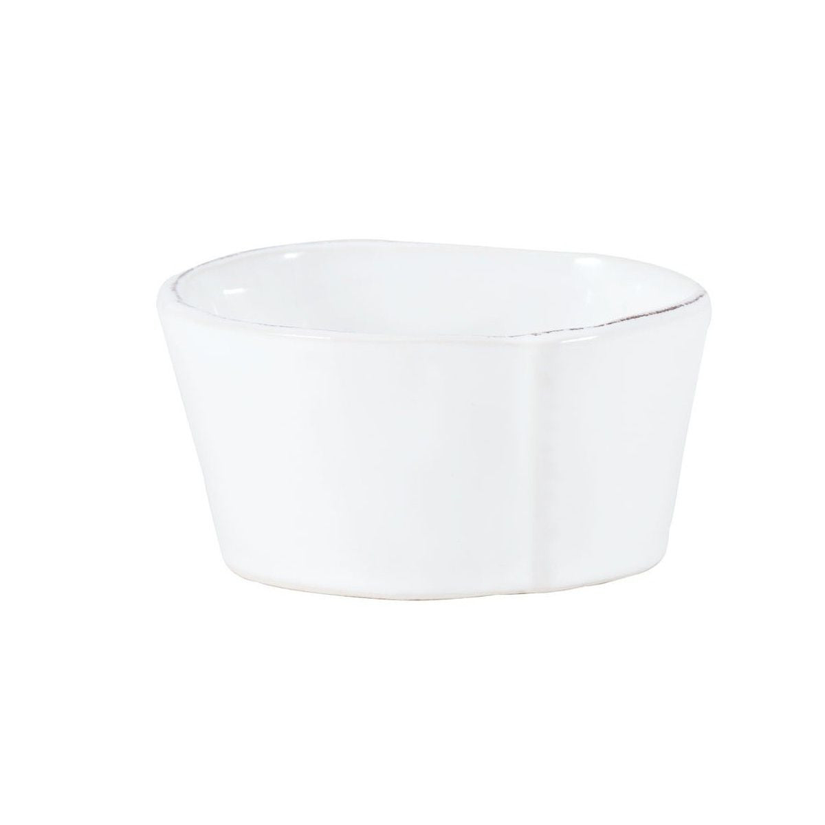 Lastra White Condiment Bowl