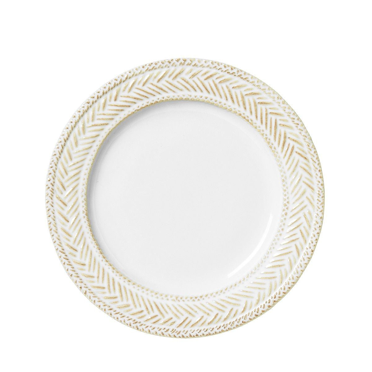 Le Panier Whitewash Dessert/Salad Plate