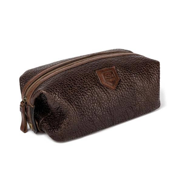 Theodore Leather Wash Bag