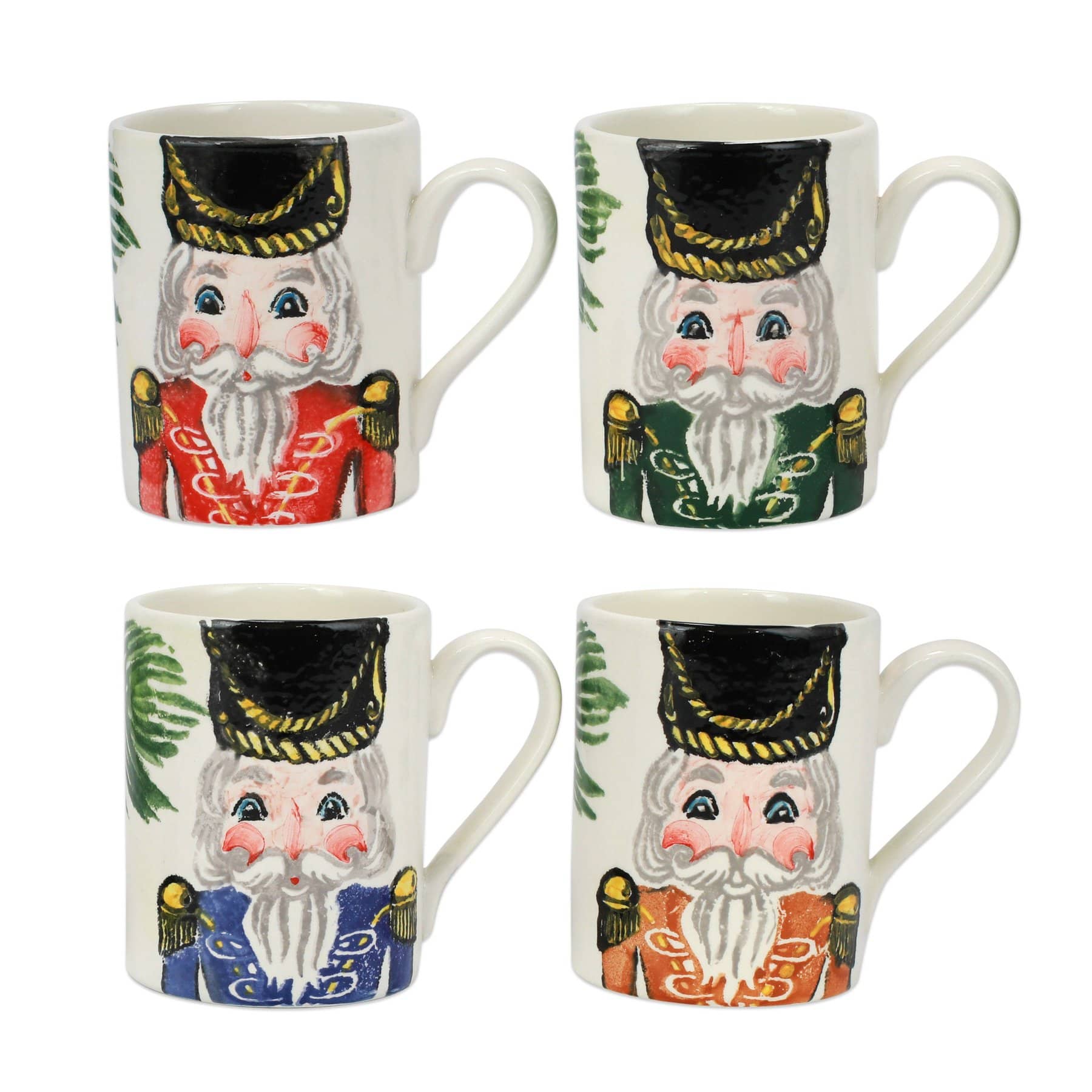 Nutcrackers Assorted Mugs - Set of Four