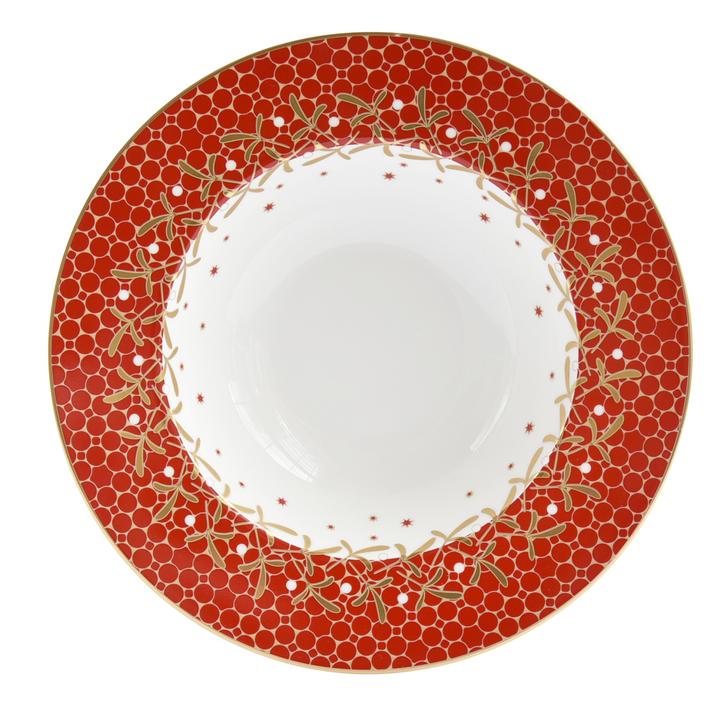 Noel Rim Soup Plate