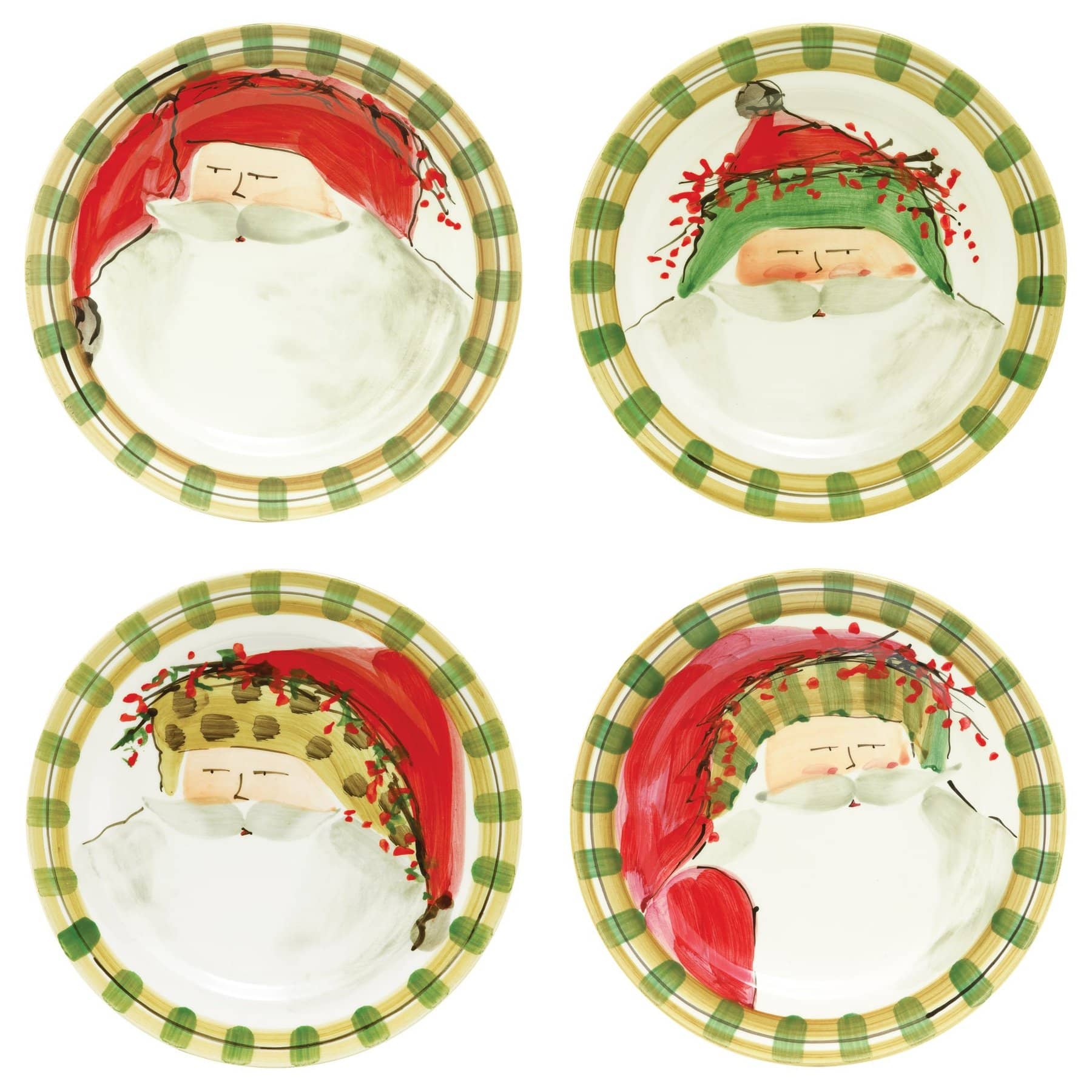 Old St. Nick Assorted Dinner Plates (Set of 4)