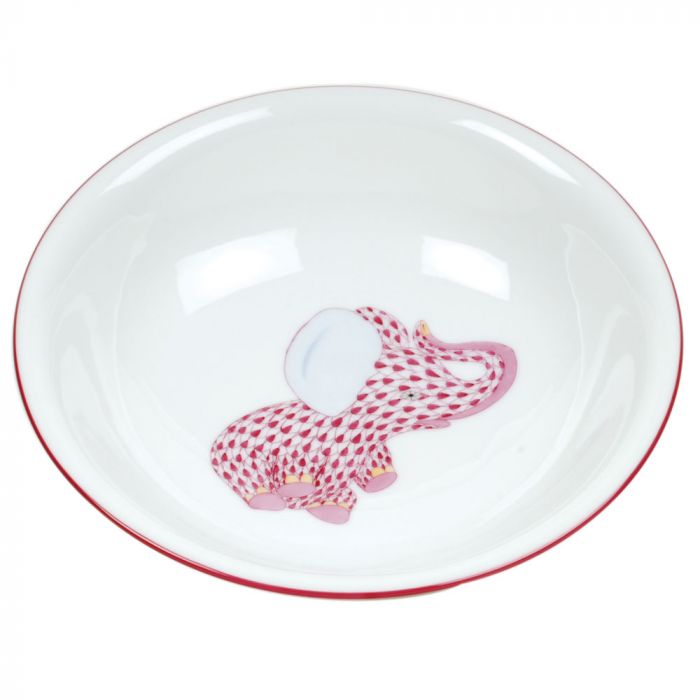 Pink Elephant Baby Bowl