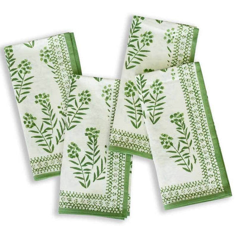 Phlox Green Napkin Set