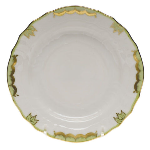 Princess Victoria Green Bread & Butter Plate