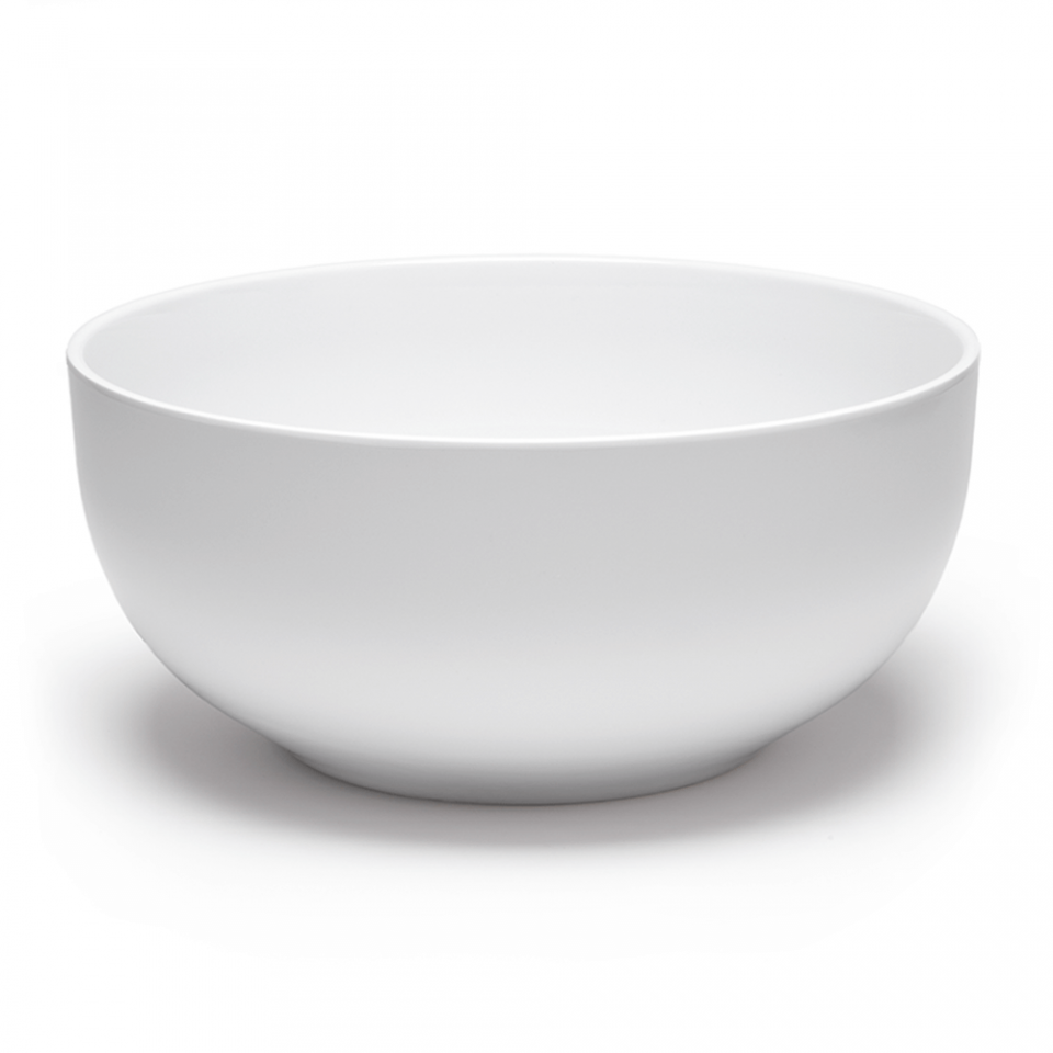 White Diamond 10" Round Serving Bowl