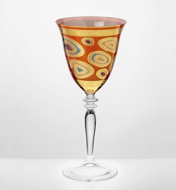 Regalia Orange Wine Glass OLD STYLE