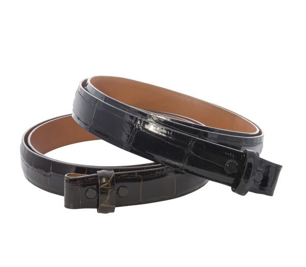 Black Alligator Belt